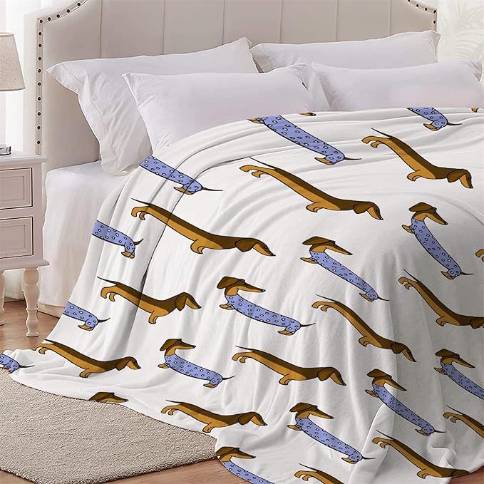 Dachshund Dog Blankets Puppy Blanket 50x40 in