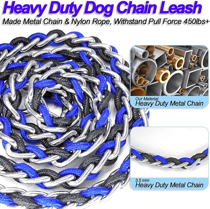 Dog Leash Rope Chain 6ft Heavy