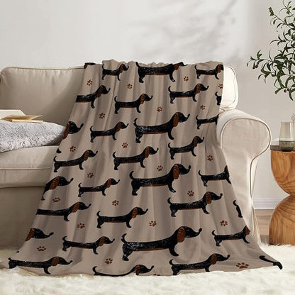 Dachshund Dog Blankets Puppy Blanket 50x40 in