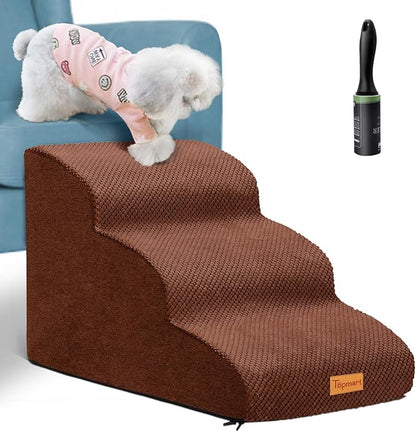 Topmart 3 Tiers Foam Dog Ramps/Steps 1 Pet