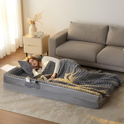 BFPETHOME Orthopedic Dog Beds for Large Dogs-Waterproof Sofa Dog Bed with Removable Washable Cover