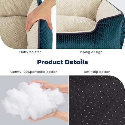 Miguel Small Dog Bed Washable Removable Cover 20 Inch