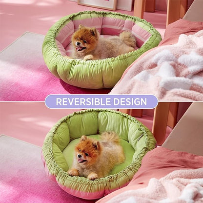 Lesure Dog beds for Small Dogs 25x25x8 Inches