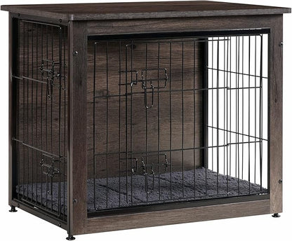 DWANTON Dog Crate Furniture with Cushion 27.2" L,