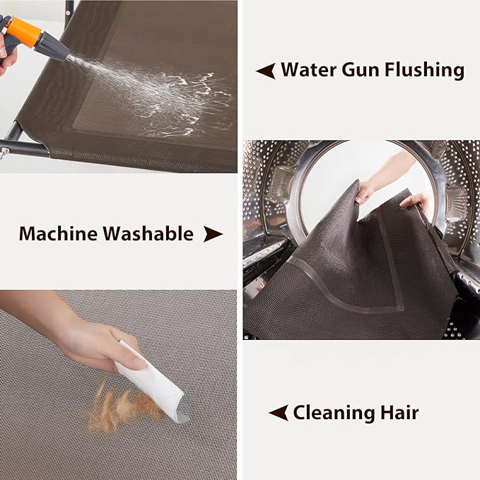 RRPETHOME Extra Large Elevated Cooling Dog Bed