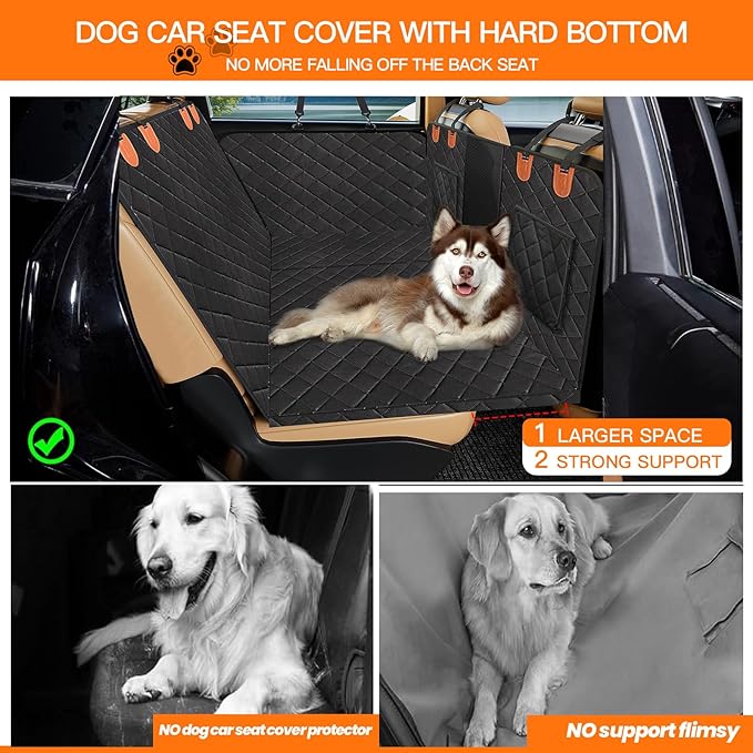 Back Seat Extender for Dogs-Large Space 3 Pcs