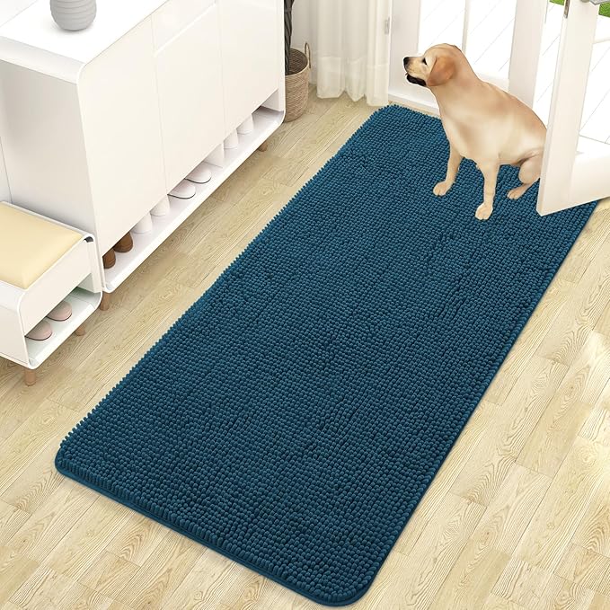 OLANLY Dog Door Mat for Muddy Paws 47x24