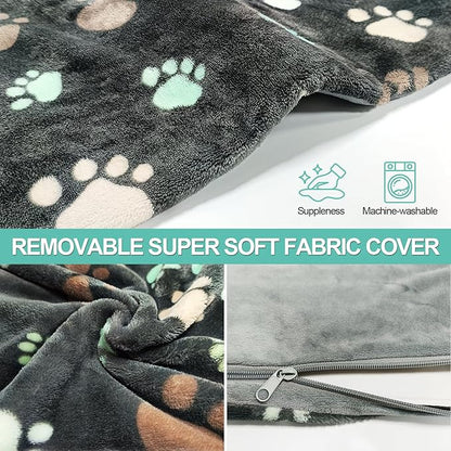 Cat Heating Pad 17x13 in Pet Heating Pads for Cats，Waterproof Heated Cat Bed