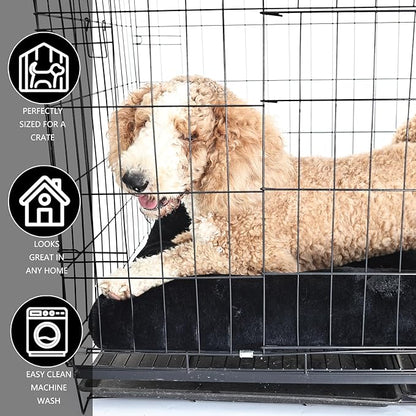 Dog Crate Pad 42x28 for Large Dog Washable 48x30 fit