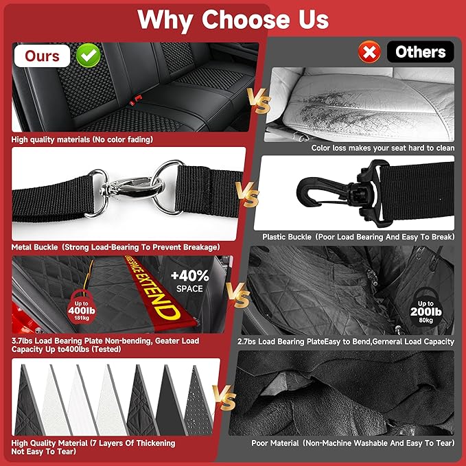 Back Seat Extender for Dogs