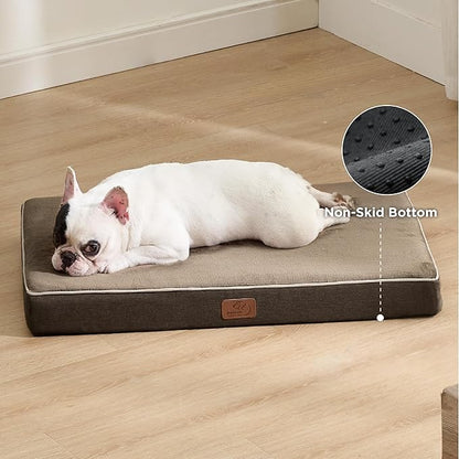 Bedsure Memory Foam Dog Bed for Medium Dogs