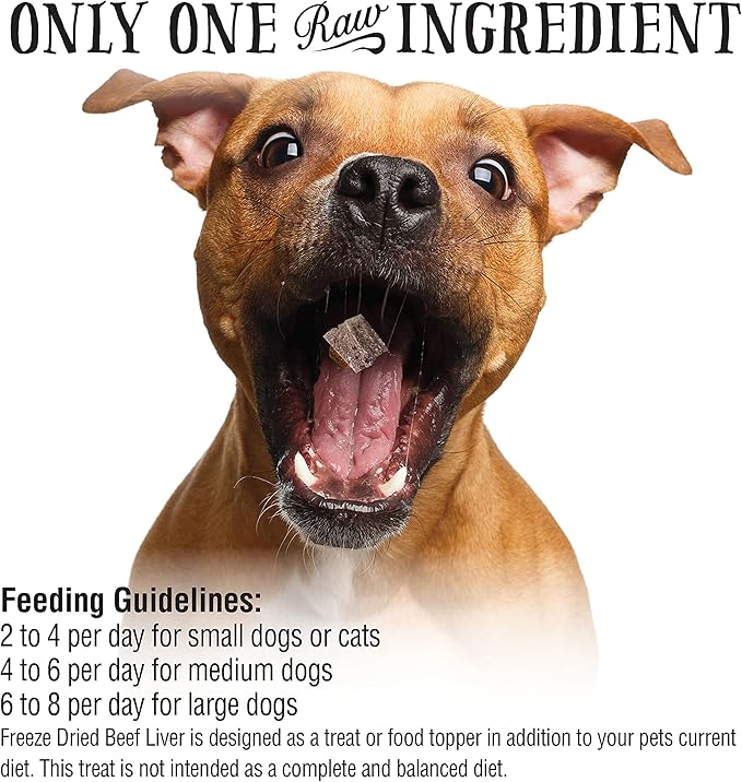 Northwest Naturals Raw Rewards Freeze-Dried Beef Liver Treats for Dogs and Cats - Bite-Sized Pieces - Healthy, 1 Ingredient, Human Grade Pet Food, All Natural - 10 Oz (Pack of 3) (Packaging May Vary)