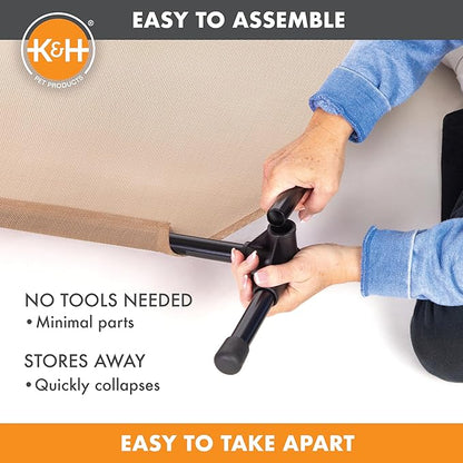 K&H Pet Products Elevated Outdoor Dog Cot Bed