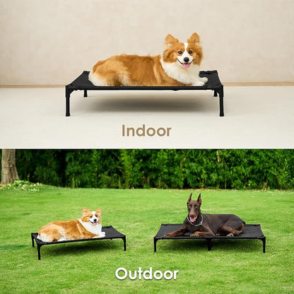 EHEYCIGA 36 Inch Elevated Dog Cot Bed Medium