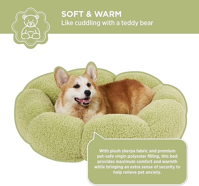 Lesure Calming Large Dog Bed 100 lbs, 36"