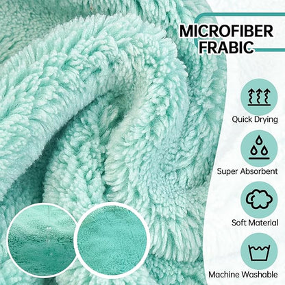 Dog Bathrobe Dog Drying Coat, Microfibre Material Fast Drying Super Absorbent Dog Bath Towel, Magic Sticker & Belly Strap, Dog Robes for After Bath Dog Bath Robe for Puppy Small Medium Large Dog Cat