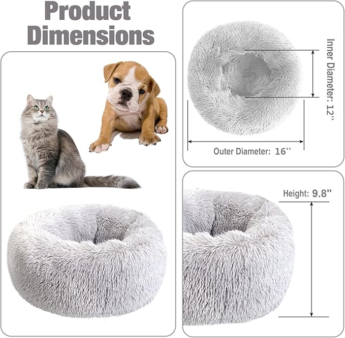 Calming Dog Bed 15.7'