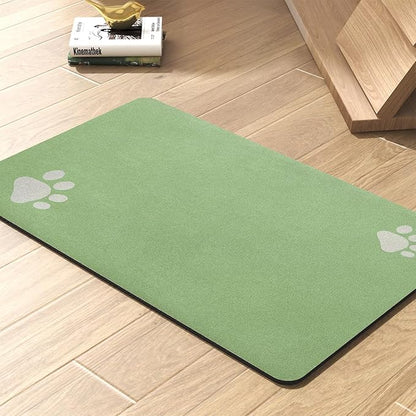 Pet Feeding Mat-Absorbent Dog Mat for Food and