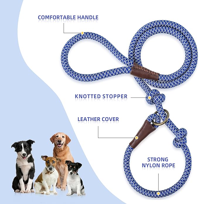 Mile High Life Slip Leads for Dogs 4 Feet