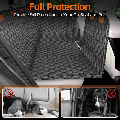 Dog Car Seat Cover for Back Seat 100% Waterproof