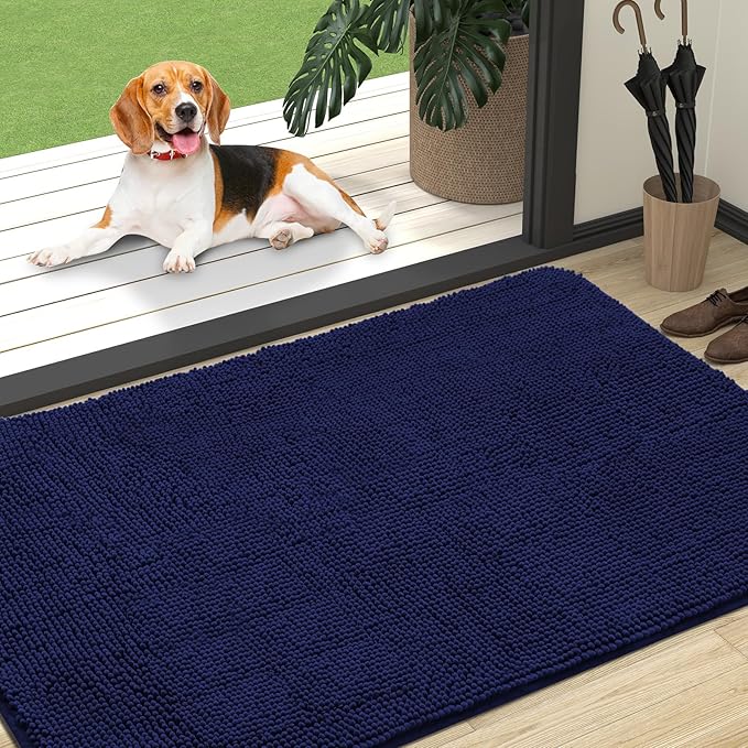 OLANLY Dog Door Mat for Muddy Paws 47x32