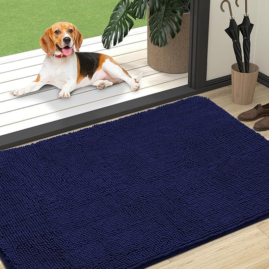 OLANLY Dog Door Mat for Muddy Paws 47x32