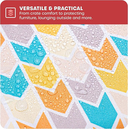 Downtown Pet Supply Dog Crate Pad 42 x 27, Waterproof,