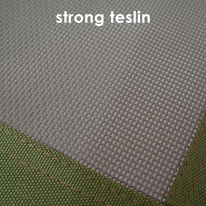 Green Elevated Dog Bed for Medium Dogs Outdoor,30 * 24 * 7 inches