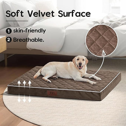 Orthopedic Dog Beds for Large Dogs with Removable Washable Cover 36 inch,