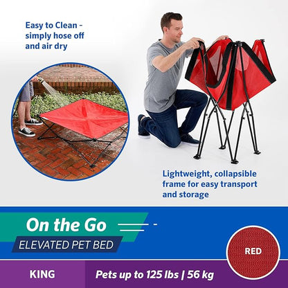 Coolaroo On The Go Cooling Elevated Dog Bed