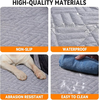 YJGF Dog Back Seat Extender for Truck F150/RAM1500/Silverado (Gray)