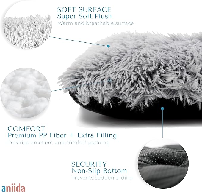 Washable Dog Cat Bed 31L x 21W x 5Th inches)