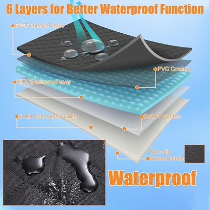 uxcell Dog Car Seat Cover Pet Back Seat 600D Sturdy