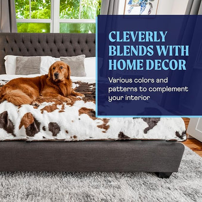 PupProtector Waterproof Throw Blanket for Dogs and Cats (80" L 62" W)