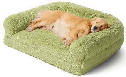 Bedsure Foldable Human Dog Bed for People Adults 2 in 1 Calming