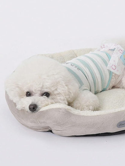 QWINEE Cat Dog Bed Crate Mat Puppy Sleeping