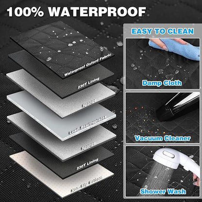 LIBERRWAY XL Dog Seat Extender for Trucks Back Seat F150/RAM1500/Silverado L-SUVs