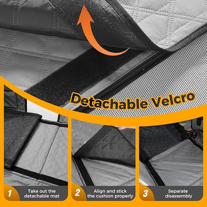 Dog Car Seat Cover +40% Space, 400 lb