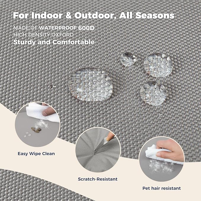 Miguel Outdoor Waterproof Cat Bed with Side 20 inches