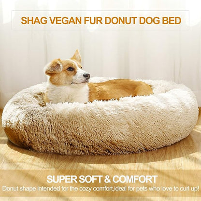 JEMA Calming Small Dog Beds for Small Dogs 22 Inch