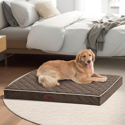 Orthopedic Dog Beds for Large Dogs with Removable Washable Cover 48 inch,