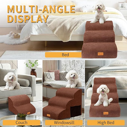 Topmart 3 Tiers Foam Dog Ramps/Steps 1 Pet