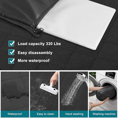 Back Seat Extender for Dogs Bottom,2024 Upgraded 330lbs) for