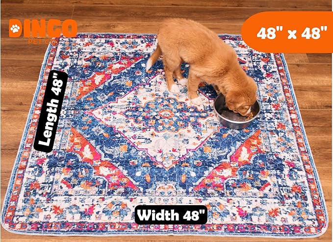 Dingo Pet Co. Washable Pee/Whelping Pad for Dogs 48" x 48" 2