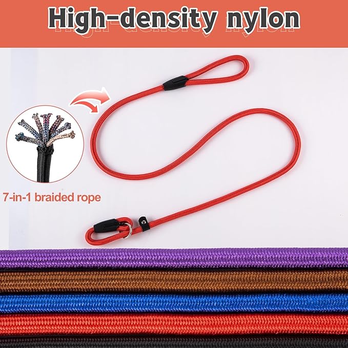 11pcs Slip Lead Dog Leash Dogs（11 Colors）