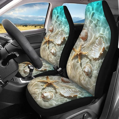 Sea Shell Universal Car Seat Covers Full Set