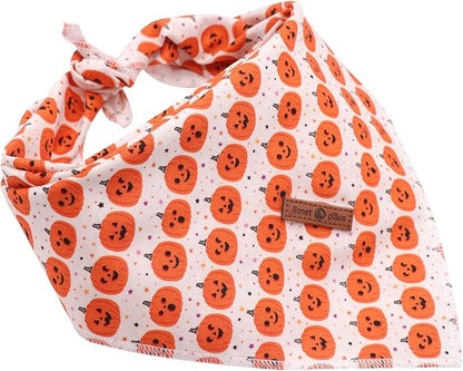 Lionet Paws Halloween Dog Bandana Washable Cotton Handkerchief