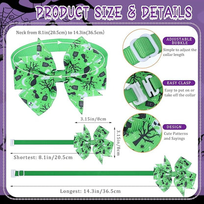 Talltalk 100 Pcs Halloween Dog Bow Ties Bulk