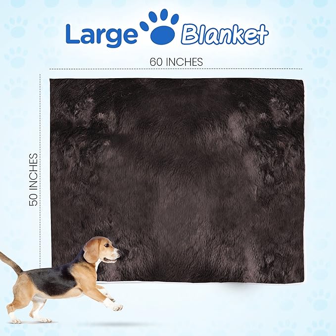 PupProtector Waterproof Throw Blanket for Dogs and Cats (60" L 50" W)
