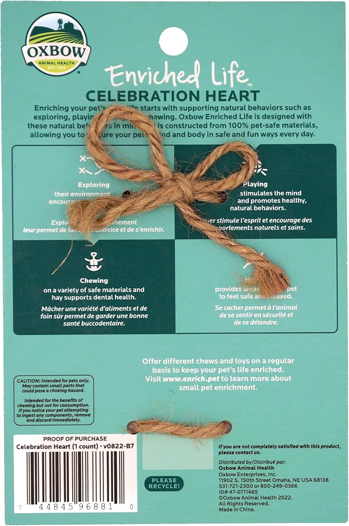 Oxbow Enriched Life Celebration Heart